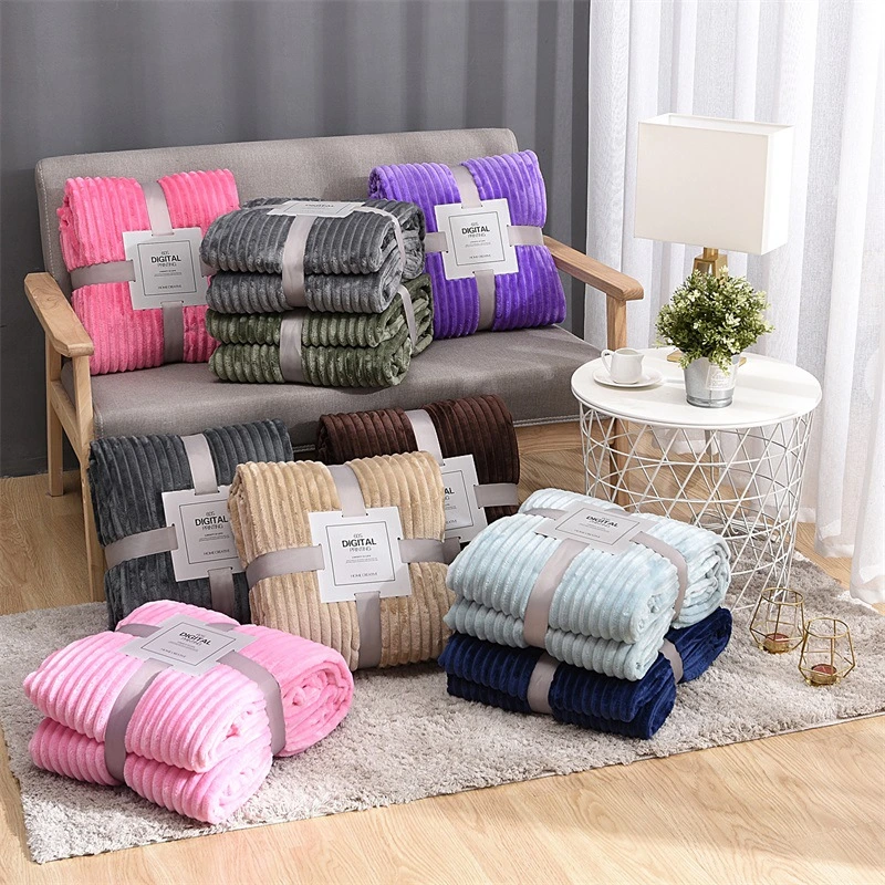 Weighted Blanket Knitted Woven Saddle Blankets Bamboo Baby Blanket